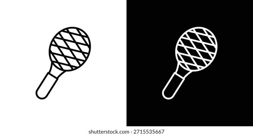 Ícones de raquete de tênis para elementos de UI. Ilustração vetorial de alta qualidade.