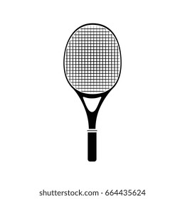 tennis racket isolated