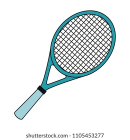 tennis racket isolated icon