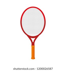 tennis racket isolated icon