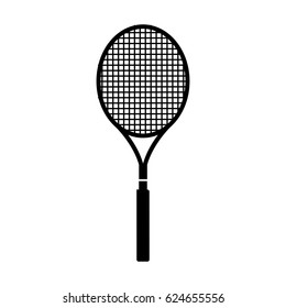 tennis racket isolated icon