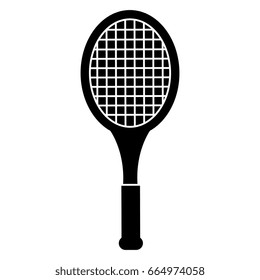 tennis racket isolated icon