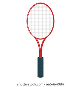 tennis racket isolated icon