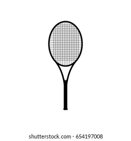 tennis racket  on white background