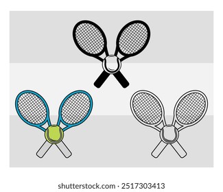 Tennis Racket, Tennis Racket Silhouette, Racket Silhouette, Tennis Vector, Sports,  Racket, Clipart, vector, Tennis Ball,