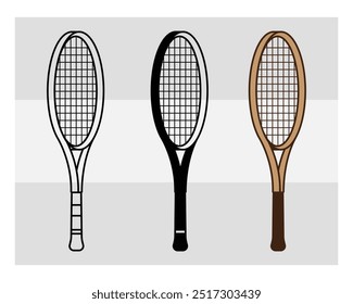 Raquete de tênis, Raquete de tênis Silhueta, Raquete Silhueta, Vetor de tênis, Esportes, Raquete, Clipart, vetor, Bola de tênis,