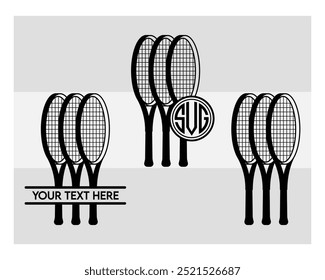 Raqueta de tenis, Raqueta de tenis, Raqueta de silueta, Vector de tenis, Deportes, Raqueta, Clipart, Vector, Pelota de tenis,