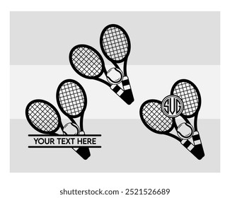 Tennis Racket, Tennis Racket Silhouette, Racket Silhouette, Tennis Vector, Sports,  Racket, Clipart, vector, Tennis Ball,