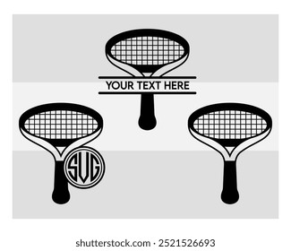 Raqueta de tenis, Raqueta de tenis, Raqueta de silueta, Vector de tenis, Deportes, Raqueta, Clipart, Vector, Pelota de tenis,