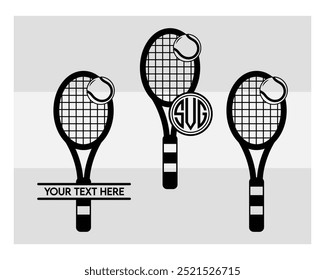 Raquete de tênis, Raquete de tênis Silhueta, Raquete Silhueta, Vetor de tênis, Esportes, Raquete, Clipart, vetor, Bola de tênis,