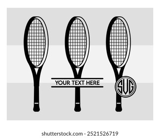 Raqueta de tenis, Raqueta de tenis, Raqueta de silueta, Vector de tenis, Deportes, Raqueta, Clipart, Vector, Pelota de tenis,