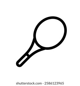  tennis racket - simple vector icon