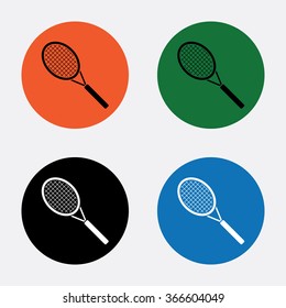 Tennis racket sport icon