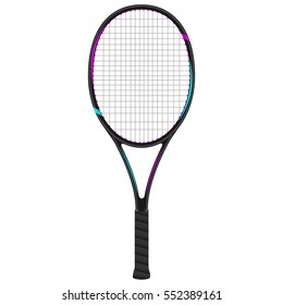 Tennis racket, vector design