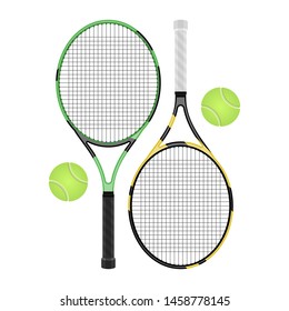 Tennis racket vector design illustration isolated on white background