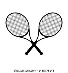 Tennis racket vector design illustration isolated on white background