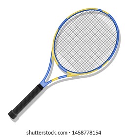 Tennis racket vector design illustration isolated on white background