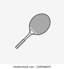 Tennis Racket Vector Icon