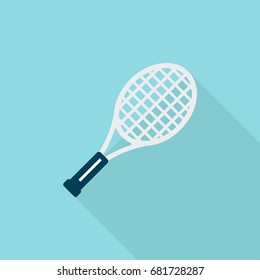 tennis racket vector icon