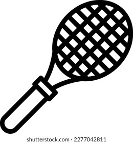 Tennis racket Vector Icon Design Illustration