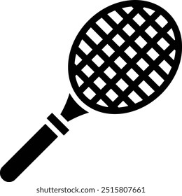 Tennis racket Vector Icon Design Illustration