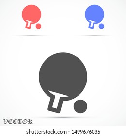 Tennis racket vector icon. Tennis game vector icon. Tennis for sport vector icon. Tennis for kids icon.10 eps flat  design.