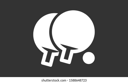 Tennis racket vector icon. Tennis game vector icon. Tennis for sport vector icon. Tennis for kids icon.10 eps flat design.