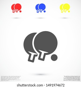 tennis racket vector icons. tennis game. tennis for sport icons. tennis for kids icons.10 eps icon icons . flat icon design.