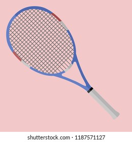 Tennis racket vector illustration