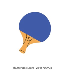 Raqueta de tenis. Ilustración vectorial. Raqueta en estilo plano.