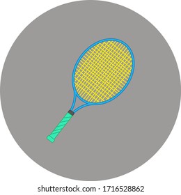 tennis racket. Vector illustration for web and mobile design.