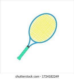 tennis racket. Vector illustration for web and mobile design.