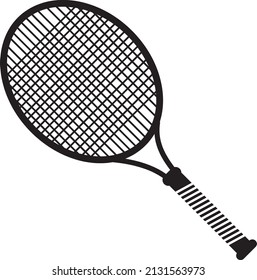 raqueta de tenis. Ilustración vectorial para diseño web y móvil..eps

