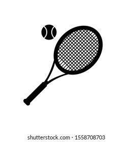 Tennis racket vector, Summer Holiday related flat style icon