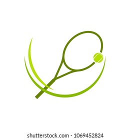 Tennis Racket Vector Template Design Illustration