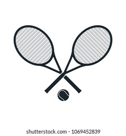 Tennis Racket Vector Template Design Illustration