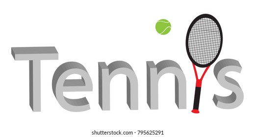 Tennis rackets and tennis ball