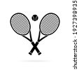 black tennis racket