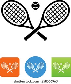 Tennis rackets icon