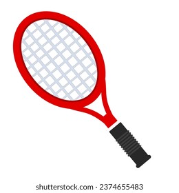 tennis racquet art drawn sport equipment