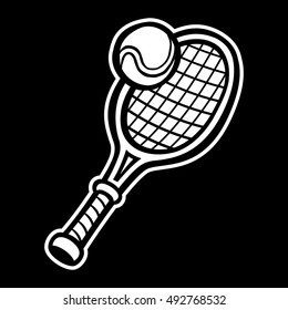 Tennis Racquet & Tennis Ball