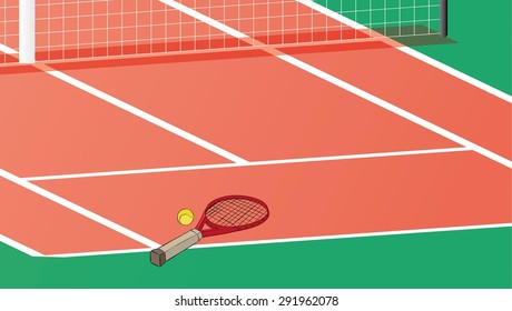 Tennis Court Drawing High Res Stock Images Shutterstock