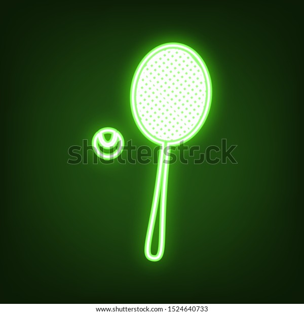 neon green tennis
