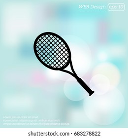 Tennis racquet icon