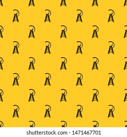 Tennis referee chair pattern seamless vector repeat geometric yellow for any design