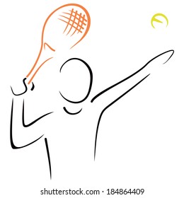 Tennis serve