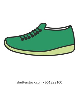 tennis shoe isolated icon