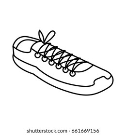 tennis shoe isolated icon