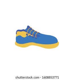 tennis shoe sport wear icon vector illustration design