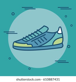 Tennis Shoes Isolated Icon